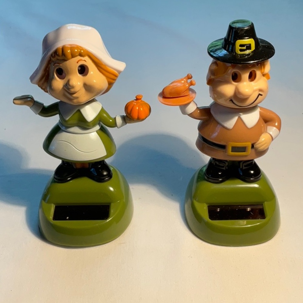 Solar Dancing Pilgrim Man and Woman Couple